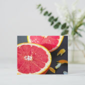 Carte Postale Photographie de fruits de pamplemousse (Debout devant)