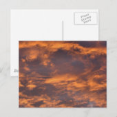 Carte postale Photographie de la nature du ciel du (Devant / Derrière)