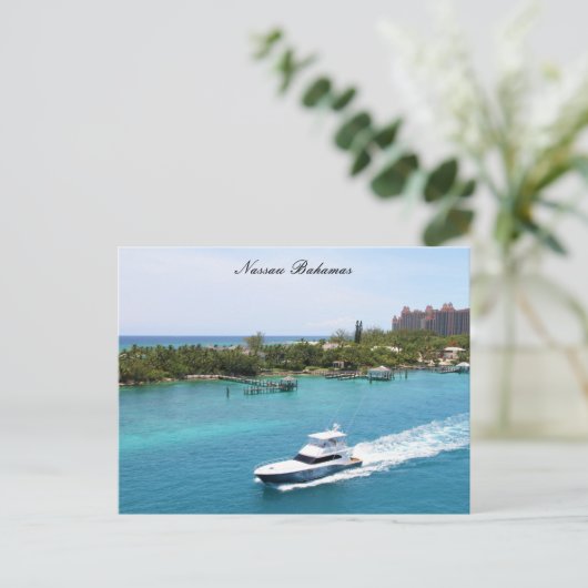 Carte Postale Photographie de Nassau aux Bahamas (Debout devant)