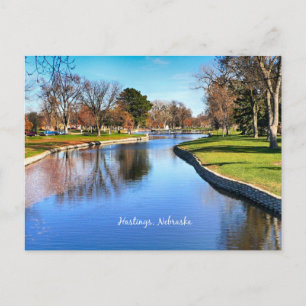Carte Postale photographie de paysage de Hastings, Nebraska