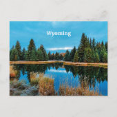 Carte Postale Photographie de paysage du Wyoming (Devant)