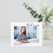 Carte Postale Photographie de remise de diplôme avec calligraphi (Debout devant)