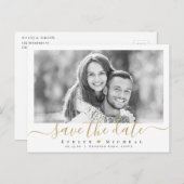 Carte Postale Photographie de script simple et moderne enregistr (Devant / Derrière)