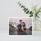 Carte Postale Photographie de script simple et moderne enregistr (Debout devant)