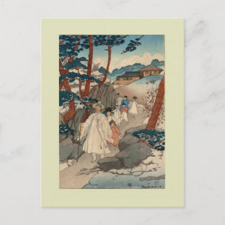 Carte Postale Photographie de Woodblock par Elizabeth Keith