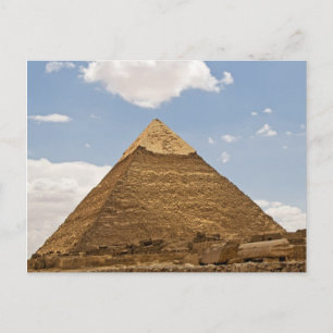 Carte Postale Photographie des pyramides de Gizeh