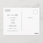 Carte Postale Photographie du calendrier Splash Enregistrer la d (Dos)