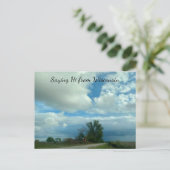 Carte Postale Photographie du paysage du Wisconsin (Debout devant)