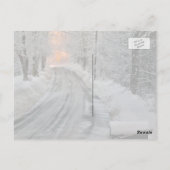 Carte Postale Photographie du soleil du matin d'hiver (Dos)