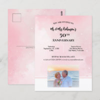 Photographie personnalisée pour 50e anniversaire d