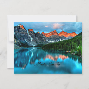 Carte Postale Photographie pittoresque de l'Alberta Canada