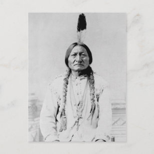 Carte Postale Photographie vintage de Lakota Leader Sitting Bull