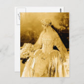 Carte Postale Photographie Vintage d'or (Devant / Derrière)