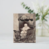 Carte Postale Photographie vintage pour bébé (Debout devant)