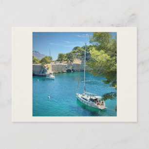 Carte postale photographique de la baie turquoise