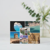 Carte Postale photomontage postal île Majorque - de Majorca (Debout devant)