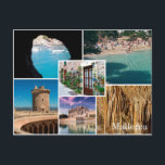 Carte Postale photomontage postal île Majorque - de Majorca<br><div class="desc">photomontage postal île Majorque - Majorca - de Majorque</div>