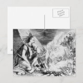 Carte Postale Photos dans le feu' (Devant / Derrière)