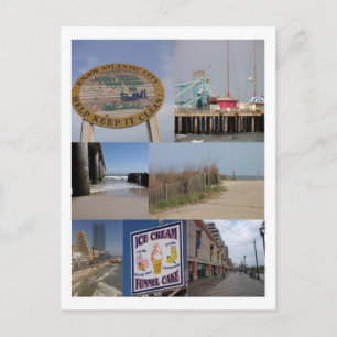 Carte Postale Photos de la promenade d'Atlantic City