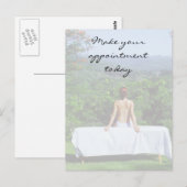 Carte Postale Photos de massage et de carrosserie (Devant / Derrière)