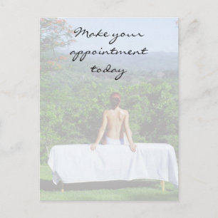 Carte Postale Photos de massage et de carrosserie