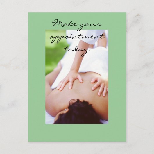 Carte Postale Photos de massage et de carrosserie (Devant)