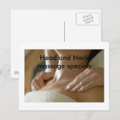 Carte Postale Photos de massage et de carrosserie (Devant / Derrière)