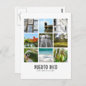 Carte Postale Photos de Porto Rico (Devant / Derrière)