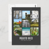 Carte Postale Photos de Porto Rico (Devant / Derrière)