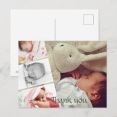 Carte postale - Photos de remerciement personnalis (Devant / Derrière)