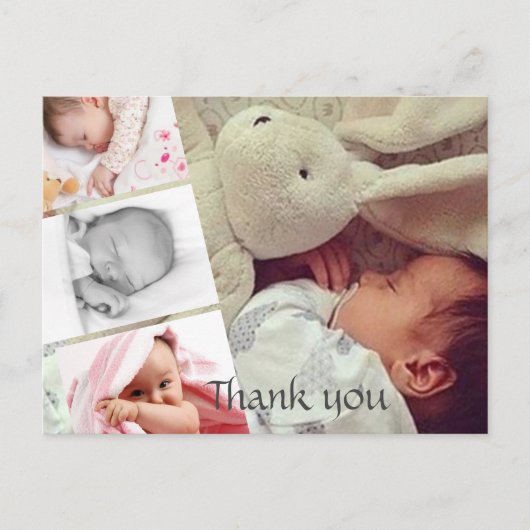 Carte postale - Photos de remerciement personnalis (Devant)