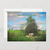 Carte Postale Photos des salutations d'Irlande (Devant / Derrière)