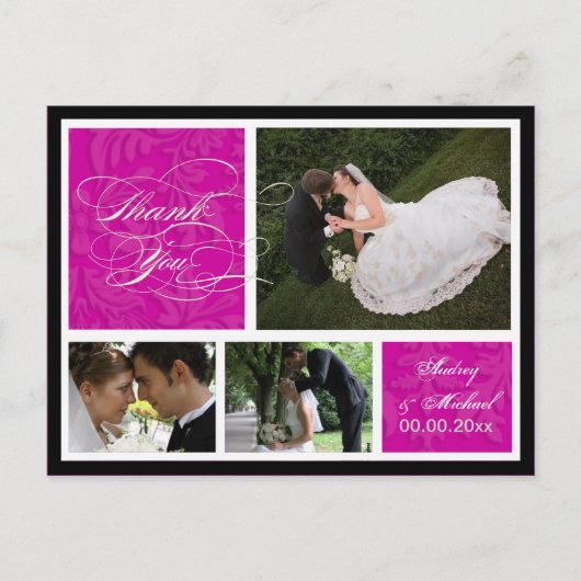 Carte Postale Photos PixDezines do-it-yourself couleur/Damask Me (Devant)