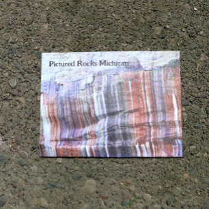 Carte Postale Photos Rocks Michigan National Lakeshore