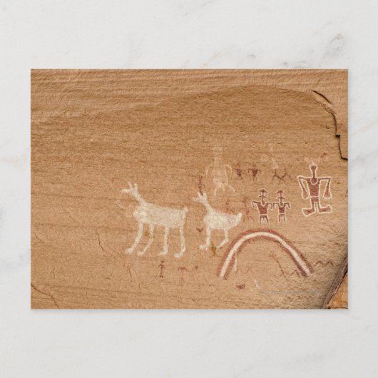 Carte Postale Photos sur les murs de canyon en grès dans le Cany (Devant)