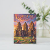 Carte Postale Phra Prang Sam Yod Thaïlande (Debout devant)