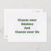 Carte Postale Phrases de motivation (Devant / Derrière)