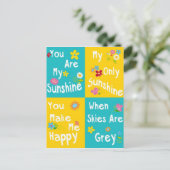 Carte Postale Phrases de motivation Typographie - Collage (Debout devant)