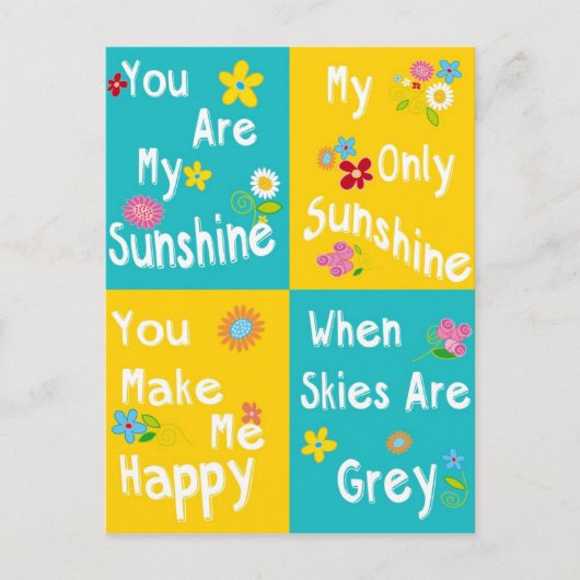 Carte Postale Phrases de motivation Typographie - Collage (Devant)