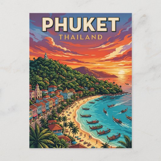 Carte Postale Phuket Thaïlande (Devant)