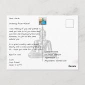 Carte Postale Phuket Thaïlande Avec Grand Bouddha Moderne (Dos)