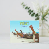 Carte Postale Phuket Thaïlande Tropical Beach Vintage (Debout devant)