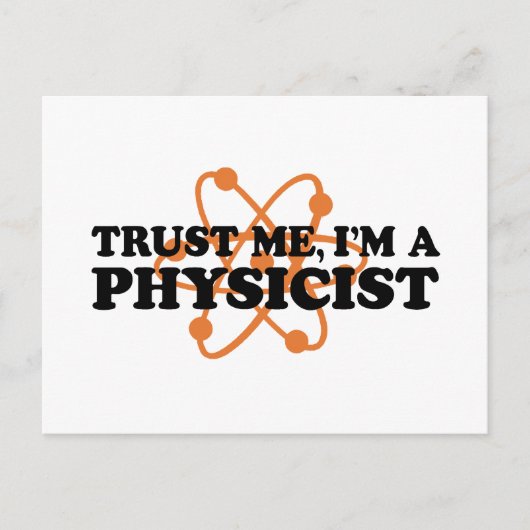 Carte Postale Physicien (Devant)