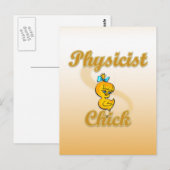 Carte Postale Physicien Chick (Devant / Derrière)