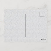 Carte Postale Physics scientific symbols pattern Postcard (Dos)