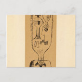 Carte Postale Physiognomique Riddle, 1921 par Paul Klee (Devant)