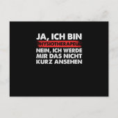 Carte Postale Physiotherapeut Arzt Medizin Physiothérapie Therap (Devant)