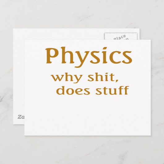 Carte Postale physique (Devant / Derrière)