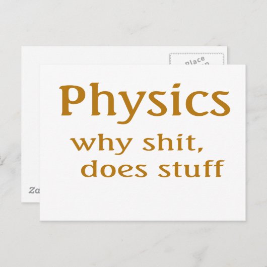 Carte Postale physique (Devant / Derrière)