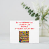 CARTE POSTALE PHYSIQUE (Debout devant)